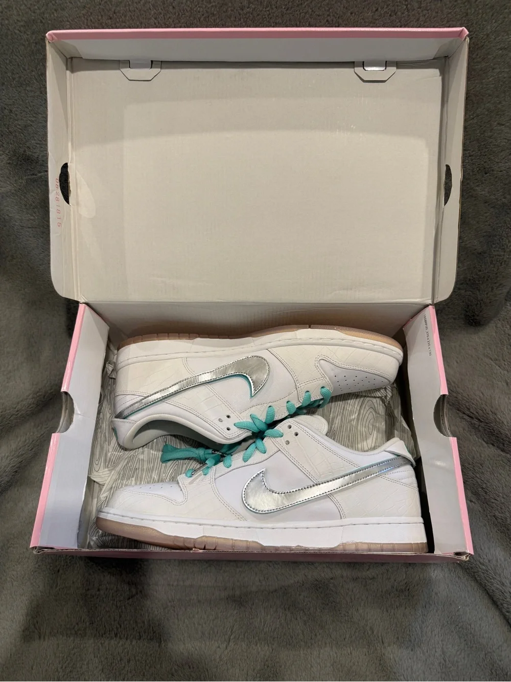 Nike SB Dunk Low Diamond Supply Co White Diamond Size 13M BV1310-100 DS OG ALL